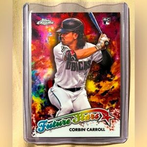 Corbin Carroll RC 2023 TOPPS Chrome FUTURE STARS FSU10 Diamondbacks Rookie Card